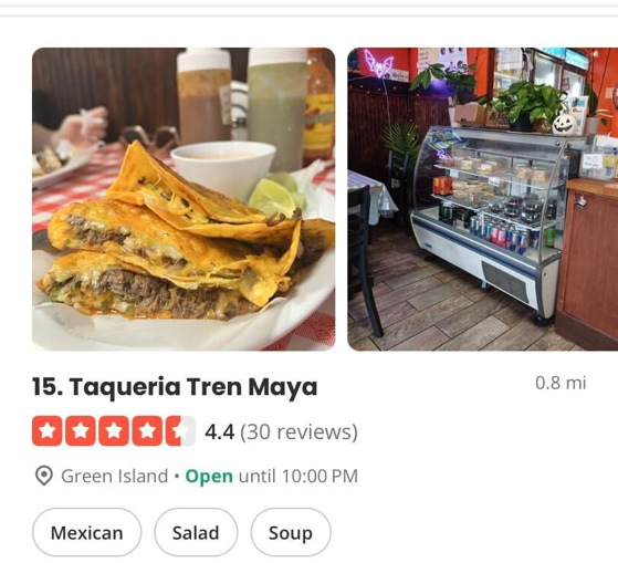 Yelp no price alt text