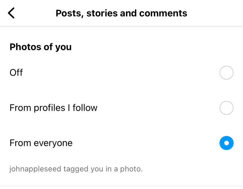 Instagram Tags alt text